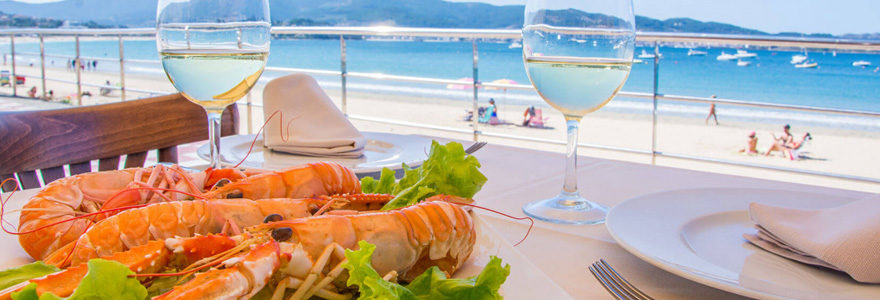 Restaurant avec vue sur mer